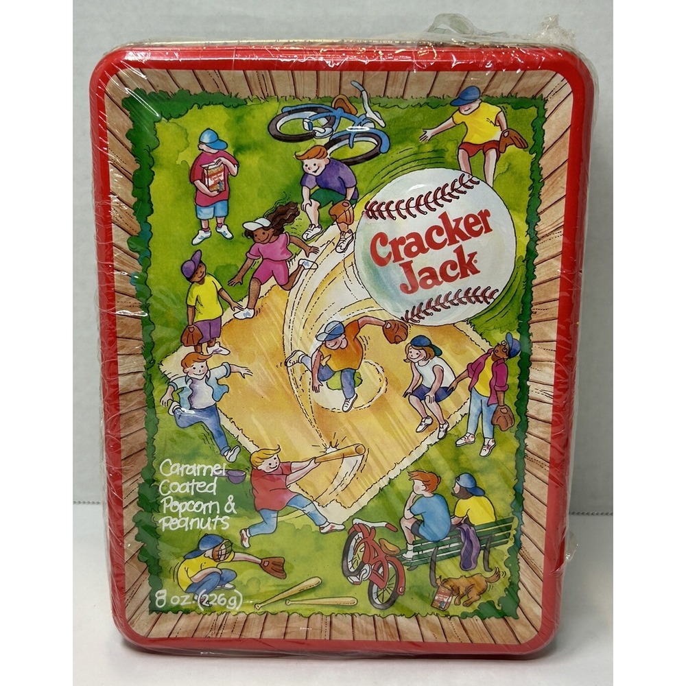 Cracker Jack Baseball Kids Sports Tin NEW Sealed Vintage 1994 Limited Edition